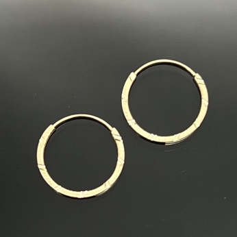 گوشواره حلقه ای تراش