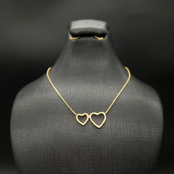 گردنبند دوقلب