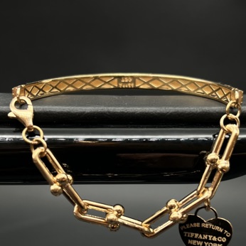 دستبند نیم النگویی تیفانی