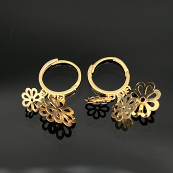 گوشواره حلقه ای آویزدار