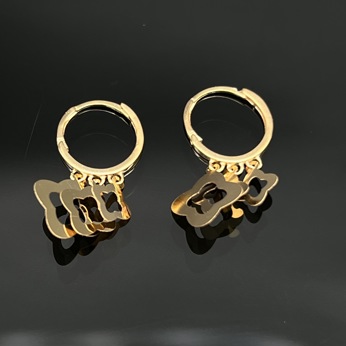 گوشواره حلقه ای آویزدار